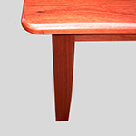 Picture of 6 Seat Rectangular Table Tapered Leg