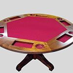 Picture of 6 -8 Round Table showing card layer