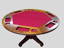 Picture of 6 -8 Round Table showing card layer