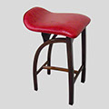 Picture of Bent stool leather seat style