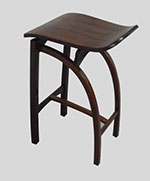 Picture of Bent stool wooden seat style