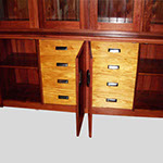 Picture of wall unit Bookcase drawers