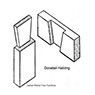 Picture of a Dovetail Halving Joint