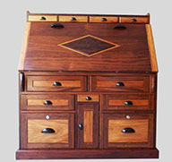 Picture of our Glim Drop Front Writing Desk 1