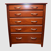 Picture of Jarrah Tall Boy Chest
