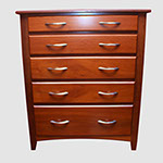 Picture of Jarrah Tall Boy Chest