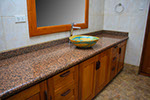 Picture of Single Basin Bathroom Cabinet with Granite top. 1