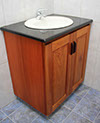 Picture of Single Basin Bathroom Cabinet with Granite top. 3