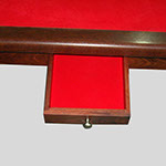 Picture of Card Table withopen drawer