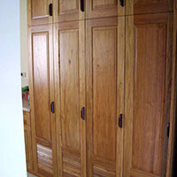 Picture of Large set of pantry cabinets.