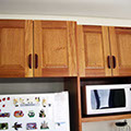 Picture of Overhead cabinets in a kitchen