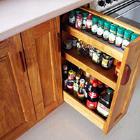 Picture of Spice Rack Cabinet Open