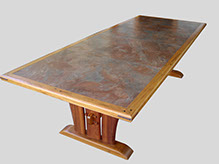 Picture of Lanai dining table with stone insets