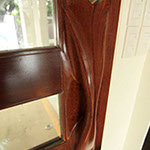 Picture of Slats and Glass Door Handle