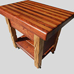 Picture of Work Station - Butchers Block with knife scabbard