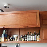 Picture of Spice Rack Cabinet Open