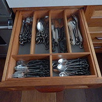 Picture of Spice Rack Cabinet Open