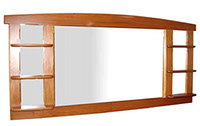 Picture of WIde 6 Shelf Narra mirror