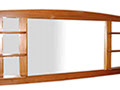 Picture of WIde 6 Shelf Narra mirror