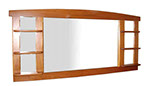 Picture of WIde 6 Shelf Narra mirror