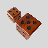 Picture of Wooden Dice 2