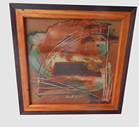 Picture of a Framed Tile of Lanelle's