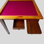 Picture of Mahjong - Card - Table with drawer and drinks try showing