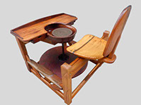 Picture of a Working Wooden Potters Wheel 1