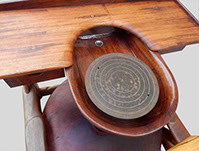 Picture of a Working Wooden Potters Wheel 4