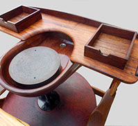 Picture of a Working Wooden Potters Wheel 5