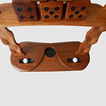 Picture of X O Stand showing the TIC TAC TOE, Shelves and Golf 1